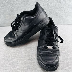 NIKE - Men’s Air Force One Black Size 10 Sneakers B9